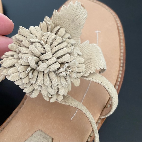 Tommy Bahama Suede Leather Flip Flop Sandals Made in Spain - Picture 7 of 12